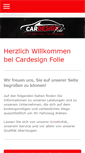 Mobile Screenshot of cardesignfolie.com